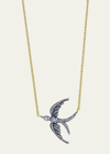 Arman Sarkisyan Pave Diamond Swallow Pendant In Gold