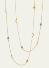Monica Rich Kosann Gold My Sun Moon And Stars Layering Chain With London Blue Topaz Suns And White Diamond Moons And St