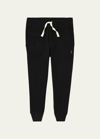 Ralph Lauren Kids' Boy's Fleece Jogger Pants In Black