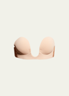 Fashion Forms U-plunge Backless And Strapless Stick-on Bra In Beige-neutral In White
