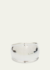 Ippolita Crinkle Hammered Dome Ring In Sterling Silver In White