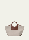 Hereu Cala Large Canvas Tote Bag In Neutral