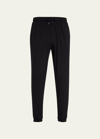 Derek Rose Mens Black Basel Stretch-modal Trousers