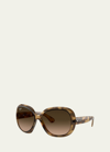 Ray Ban Jackie Ohh Ii Nylon Butterfly Sunglasses In Brown