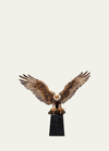Jay Strongwater Washington Grand Eagle Figurine In Multi