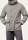 Canada Goose Men's Lockeport Hooded Jacket In Gray