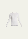 Gabriela Hearst Browning Ribbed Cashmere-silk Sweater In White