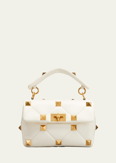 Valentino Roman Stud Medium Quilted Chain Shoulder Bag