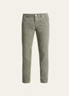 Brunello Cucinelli Men's Bull Denim 5-pocket Jeans In Green