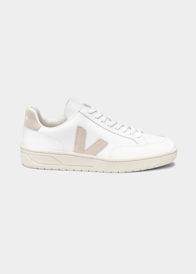 Veja Low-top Sneakers With Contrast Heel Tab In White