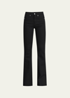Veronica Beard Jeans Beverly High-rise Flared Jeans In Onyx