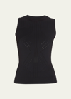 Blanc Noir Infinity Top In Black