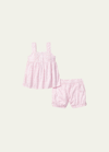 Petite Plume Kid's Sweetheart Charlotte 2-piece Short Set In Multi