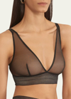 Else Bare Soft Plunge Bra In Black