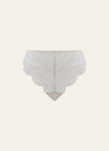 Simone Perele Karma Demi-cup Convertible Lace Bra In White