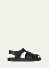 The Row Woman Sandals Black Size 11 Soft Leather
