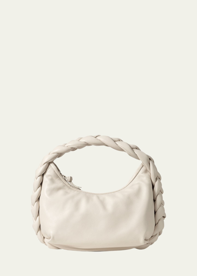 Hereu Espiga Braided Large Leather Shoulder Bag