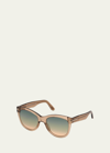 Tom Ford Wallace Acetate Cat-eye Sunglasses