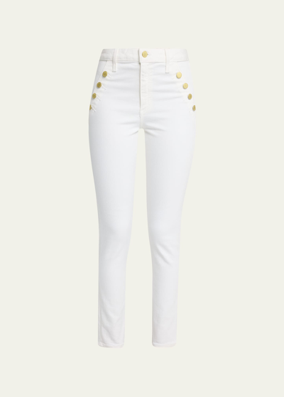 Ramy Brook Helena Skinny Jeans In White