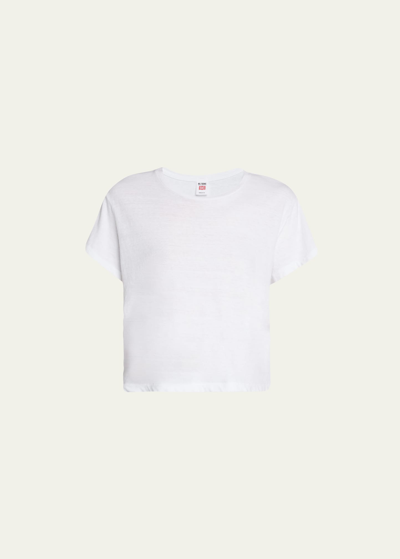 Re/done 1950s Boxy Cotton Tee