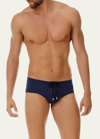 Vilebrequin Men's Solid Water Swim Bottoms In Blue