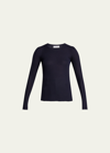 Gabriela Hearst Browning Cashmere-blend Sweater In Blue
