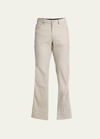 Brioni Men's Flannel 5-pocket Pants In White