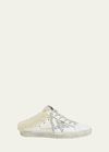 Golden Goose Superstar Sabot Shearling Slide Sneakers In White