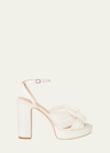 Loeffler Randall Women's Roz Ankle Strap Platform High Heel Sandals In Cream