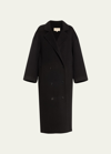 Loulou Studio Borneo Coat In Black