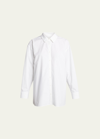 Loulou Studio Espanto Oversized Poplin Shirt - Bci Cotton In White
