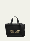 Tom Ford T Screwn Mini Tote In Canvas