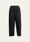 Eskandar Wide-leg Japanese Trousers In Charcoal