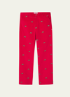 Classic Prep Childrenswear Kids' Boy's Gavin Straight-leg Pants In Pink