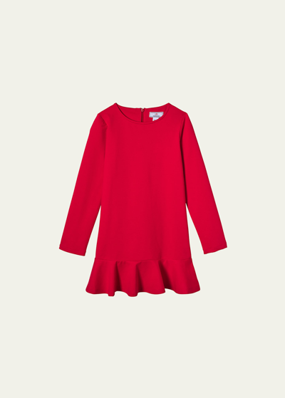 Classic Prep Childrenswear Kids' Girl's Sophie Swing Dress In Red