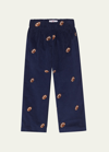 Classic Prep Childrenswear Kids' Boy's Myles Football Corduroy Pants In Blue