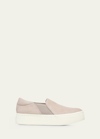 Vince Warren Suede Slip-on Platform Sneakers In Multi