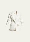 Cinq À Sept Khloe Boucle Blazer In White