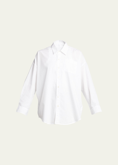 R13 Drop Neck Oxford Shirt