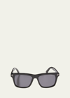 Tom Ford Men's Square Acetate Sunglasses In Black