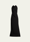 Proenza Schouler Halter-neck Matte Crepe Backless Gown In Black