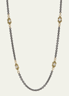 Armenta Old World Scroll Station Necklace, 18"l In Metallic