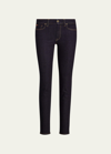 Ralph Lauren Mid-rise Skinny-leg Ankle Jeans In Black