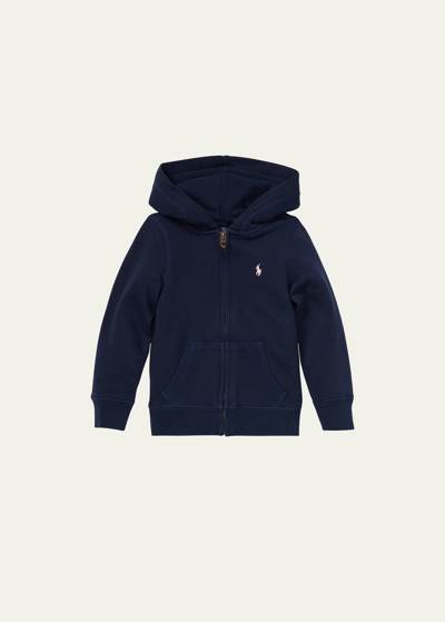 Polo Ralph Lauren Girl's Drapey Terry Zip Hoodie