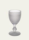 Vista Alegre Bicos Frosted Water Goblet