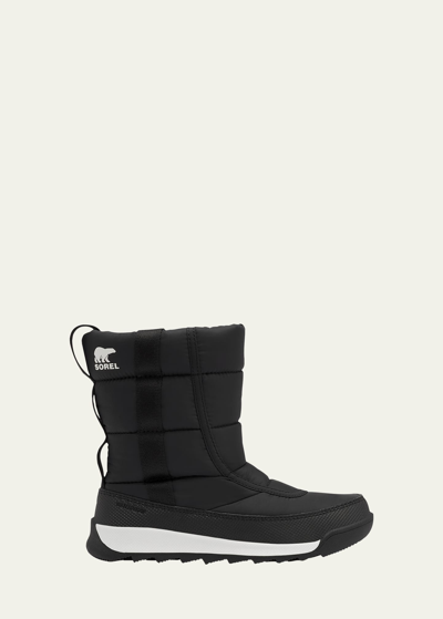 Sorel Kid's Whitney Ii Waterproof Puffy Nylon Winter Boots, Toddler/kids