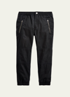 Polo Ralph Lauren Kids' Boy's Poplin Jogger Pants In Black