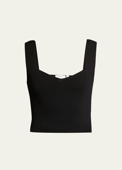 A.l.c Jordana Knit Top In Black