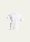 Khaite Mae Short Sleeve T-shirt In White