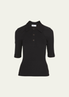 Rosetta Getty Fitted Polo T-shirt